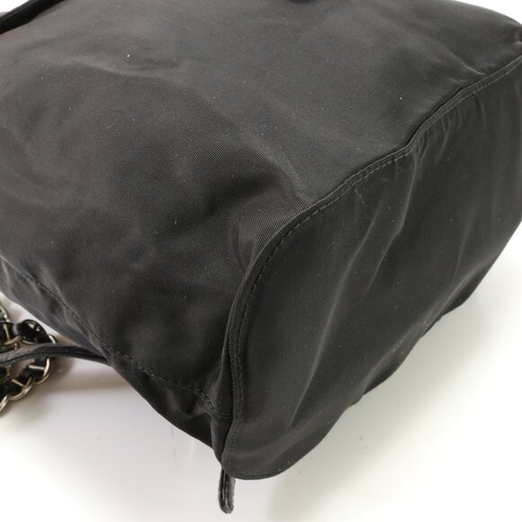 Prada Small Tessuto Backpack Bag with Chain B4821 - Picture 8 of 16